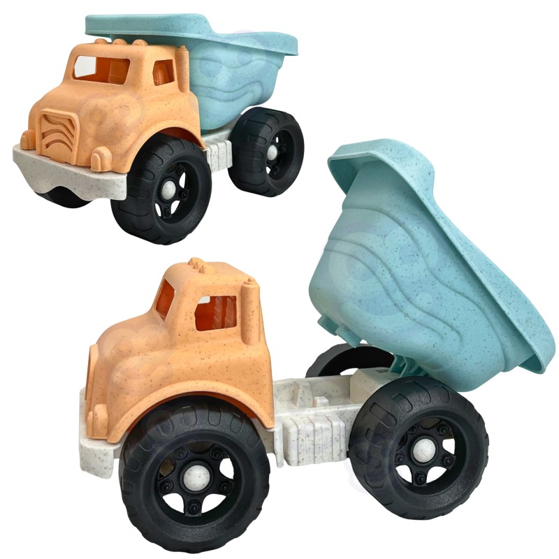 WOOPIE GREEN Zestaw do Piasku Wiaderko Wywrotka 8 el. BIODEGRADOWALNY ORGANICZNY MATERIAŁ