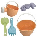 WOOPIE GREEN Zestaw do Piasku Wiaderko Wywrotka 8 el. BIODEGRADOWALNY ORGANICZNY MATERIAŁ
