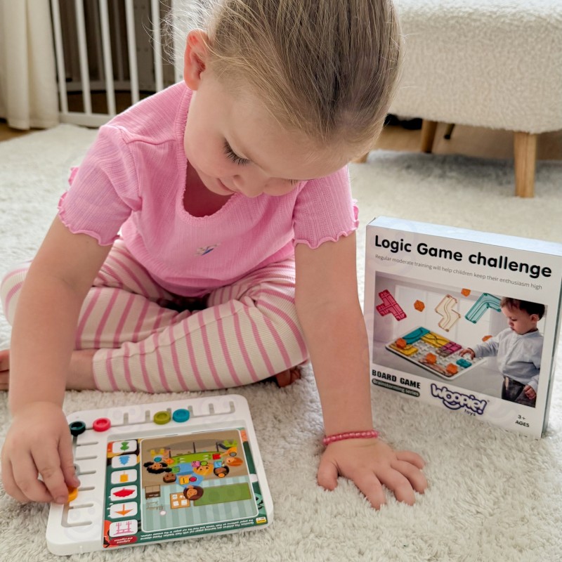 WOOPIE Zestaw 60 Gier Logicznych 3+