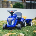 FALK Traktorík Baby New Holland s Vlečkou od 1 Roka