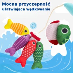 WOOPIE Chytanie rybičiek pre bábätká | Mäkká sada na učenie počítania 22 ks
