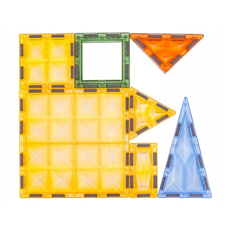 WOOPIE Svietiaca magnetická stavebnica ZOO | Veľká sada Svet zvierat 124 ks