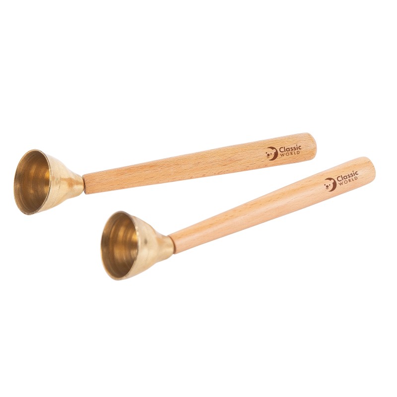 CLASSIC WORLD EDU Detské rytmické zvončeky | Drevený hudobný nástroj