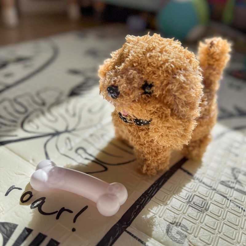 WOOPIE Piesek Interaktywny Pluszak z Kością Pudel Husky