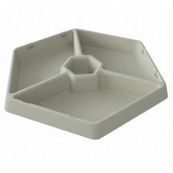 MASTERKIDZ Senzorická vanička s 3 priehradkami | na hru s pieskom a vodou