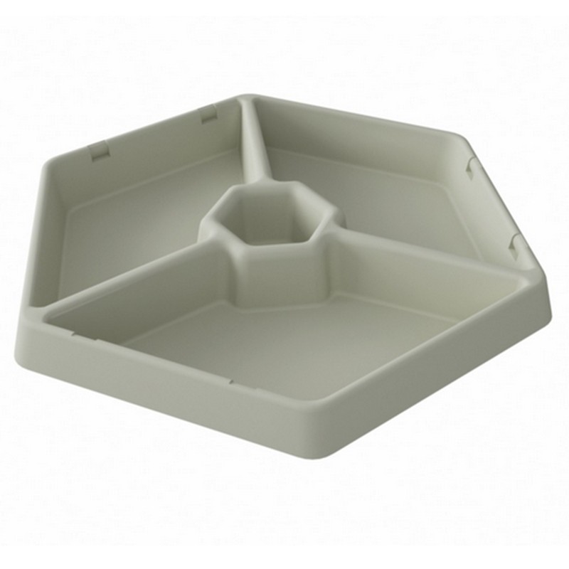 MASTERKIDZ Senzorická vanička s 3 priehradkami | na hru s pieskom a vodou