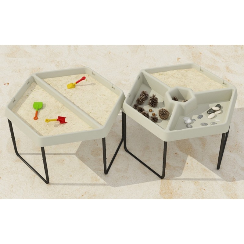 MASTERKIDZ Senzorická vanička s 3 priehradkami | na hru s pieskom a vodou