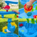 WOOPIE Stolik Wodny 4w1 Piaskownica Wodospad XL 4-Poziomowy Delfin