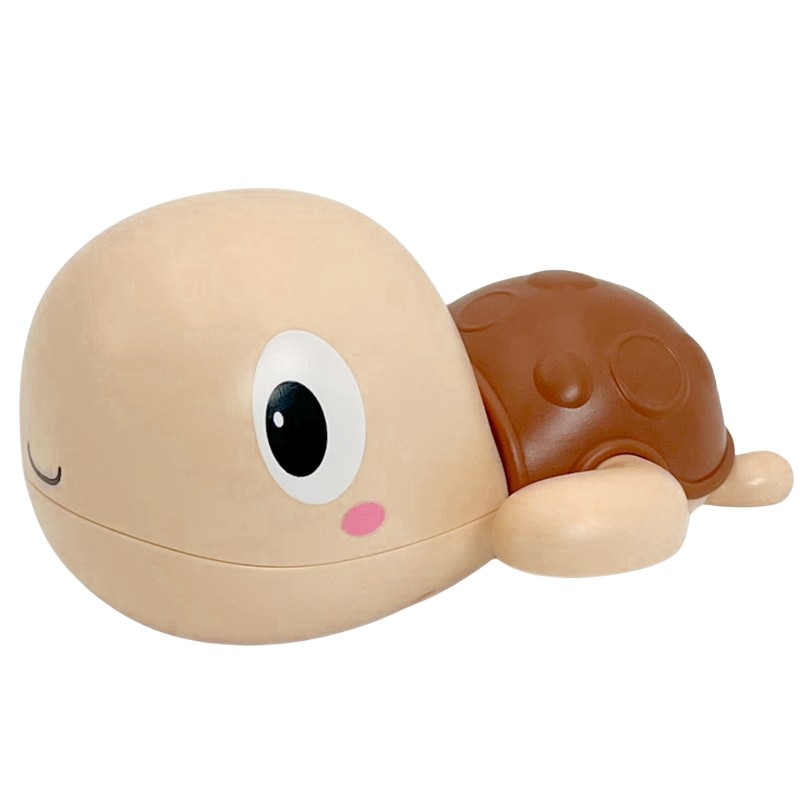 Woopie Naťahovacia korytnačka do vane | Plávajúca hračka do vody Ružová