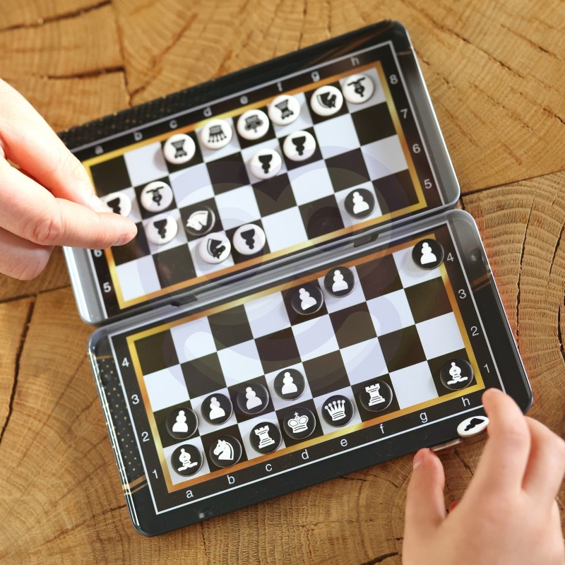 WOOPIE IQ Hra Dáma a Šach - Cestovná Verzia