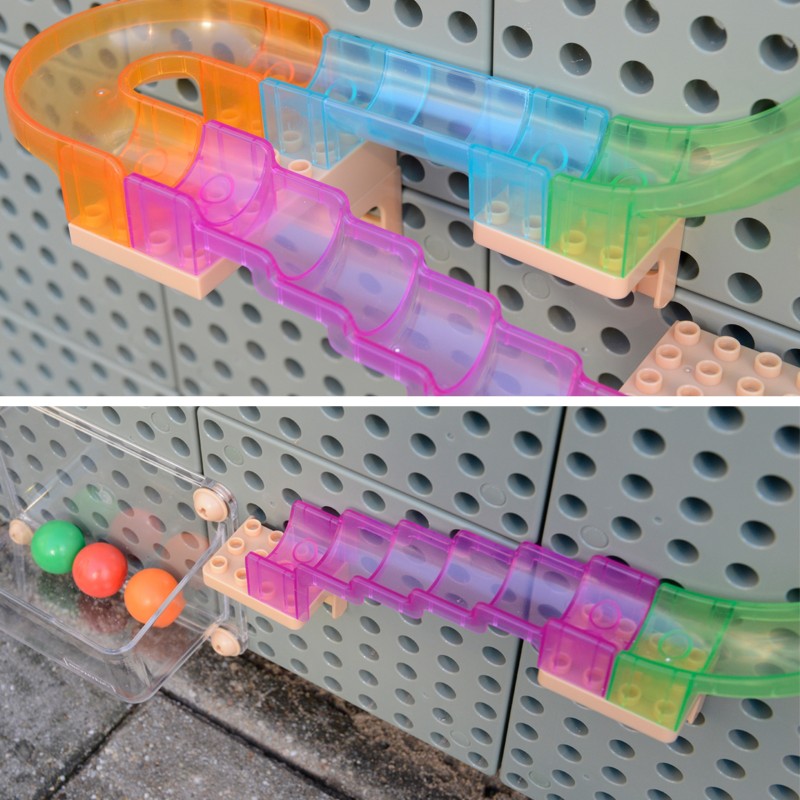 MASTERKIDZ Zestaw Konstrukcyjny Tor dla Piłek Tablica STEM 440elementów