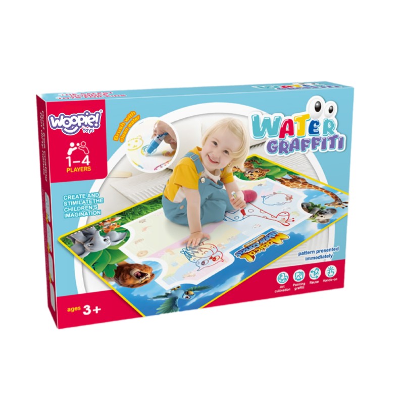 WOOPIE Podložka na Maľovanie Vodou - Safari Písmená a Čísla