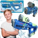 WOOPIE Elektrický vodný samopal Merkúr | Automatická pištoľ na vodu s 3 zásobníkmi