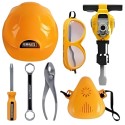 WOOPIE Sada Náradia pre Malého Kutila - Okuliare, Prilba, Zbíjačka 21 Dielov