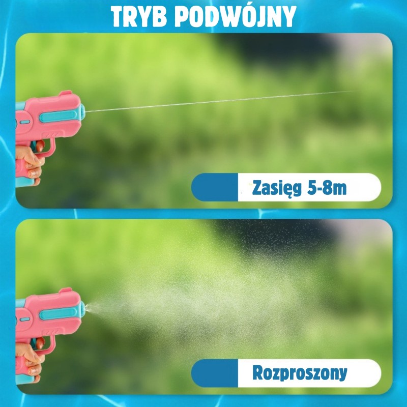 WOOPIE Pistolet na Wodę z Plecakiem UFO MONSTER - Pojemność 2,1 l