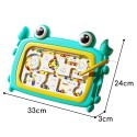 WOOPIE Montessori hračka Modrý Krab | Magnetický labyrint na triedenie guličiek