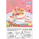 WOOPIE Tort Urodzinowy do Krojenia na Rzepy Świeczki Owoce 40 el.