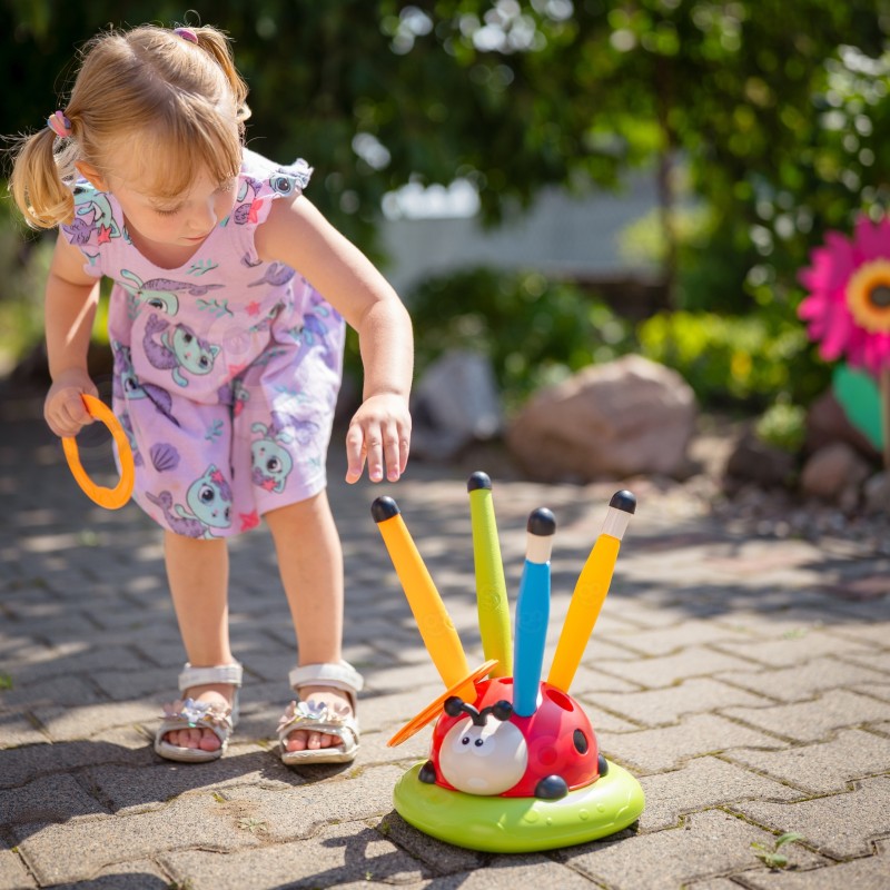 WOOPIE Zručnostná Hra 3v1 Vystreľovacia Lienka