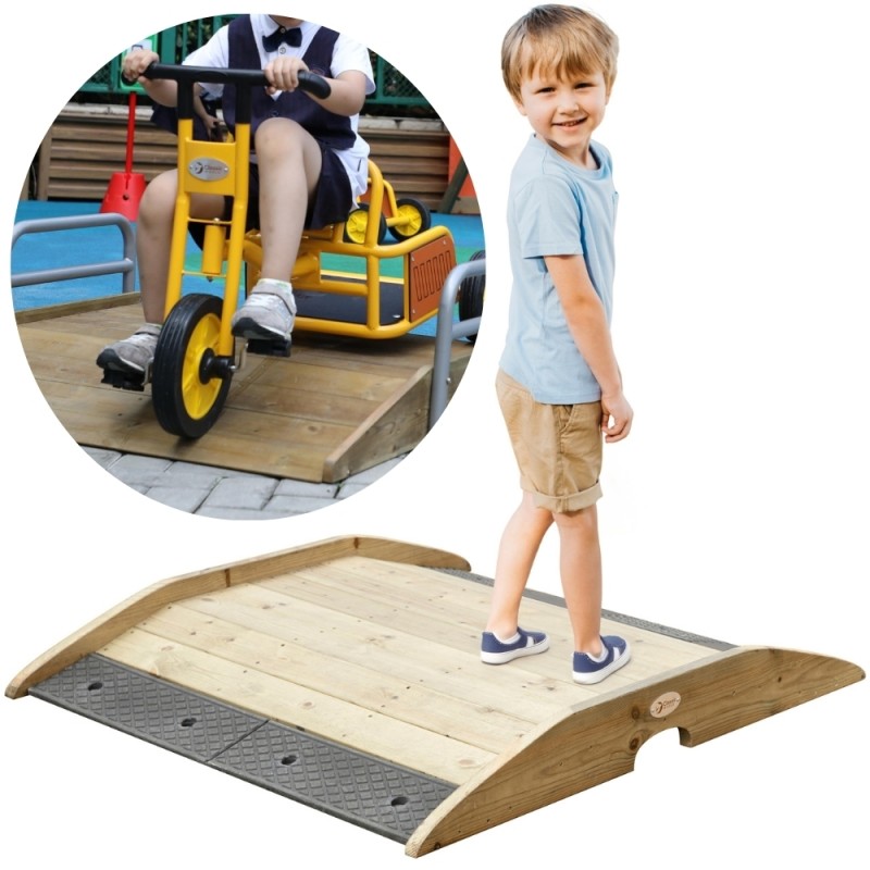 Classic World Drevený prejazdový mostík pre odrážadlá