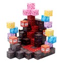 WOOPIE Magnetické pixelové kocky v štýle Minecraft | Kreatívna stavebnica 74 ks