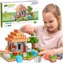 WOOPIE Magnetické pixelové kocky | Kreatívna stavebnica Svet prírody 108 ks