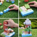 WOOPIE Magnetické pixelové kocky | Kreatívna stavebnica Svet prírody 108 ks