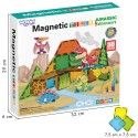 WOOPIE Magnetická stavebnica Dinosaury | Veľké kocky s figúrkami 30 ks