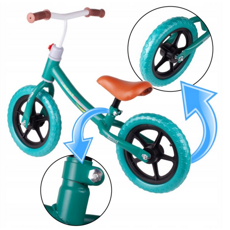 WOOPIE Ultraľahké odrážadlo a balančný bicykel | len 1,8 kg