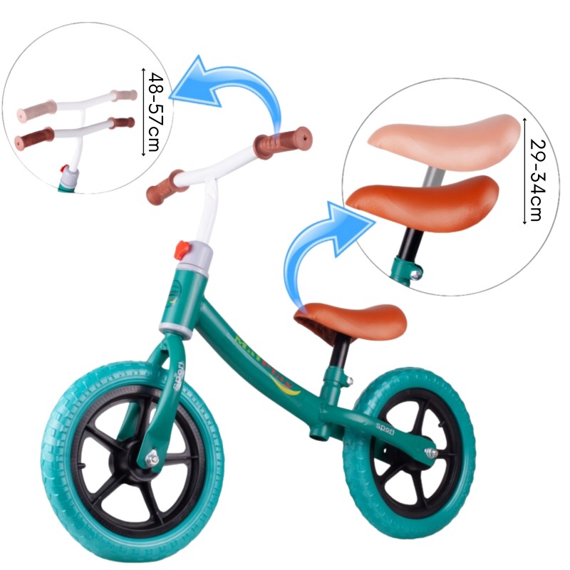 WOOPIE Ultraľahké odrážadlo a balančný bicykel | len 1,8 kg