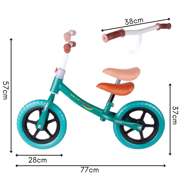 WOOPIE Ultraľahké odrážadlo a balančný bicykel | len 1,8 kg