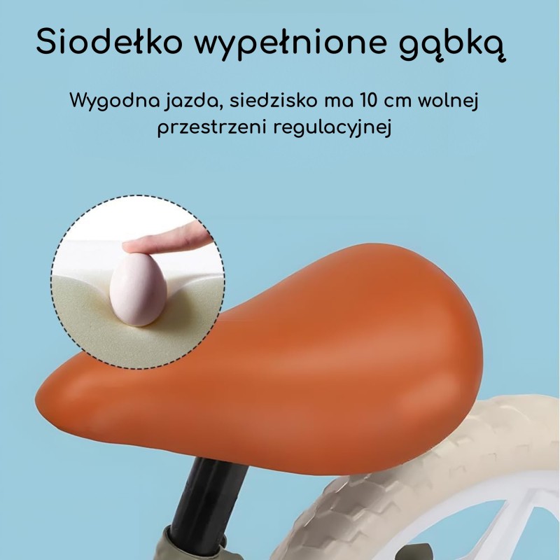 WOOPIE Ultraľahké odrážadlo a balančný bicykel Oranžové | len 1,8 kg