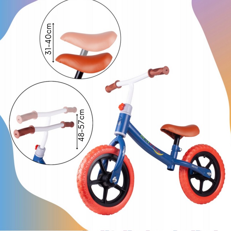 WOOPIE Bicyklové Odrážadlo s Nastaviteľným Sedadlom