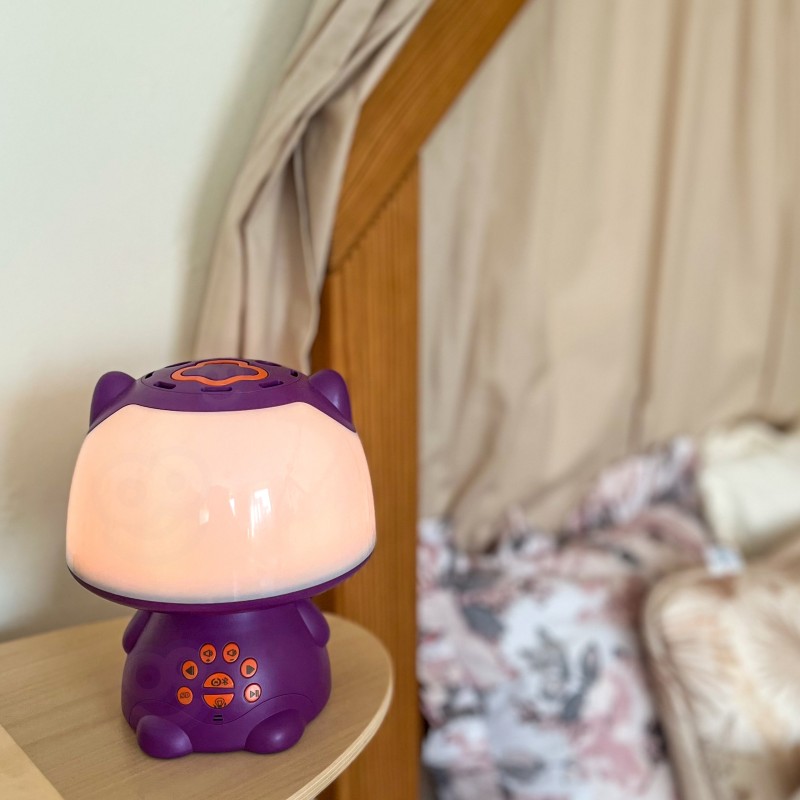 WOOPIE Multifunkčná RGB Lampa s Bluetooth Reproduktorom na Karaoke - Fialová