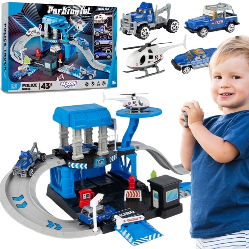 WOOPIE Parkovacia Garáž - Policajná Stanica 43 Dielov