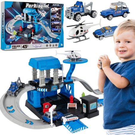WOOPIE Parkovacia Garáž - Policajná Stanica 43 Dielov