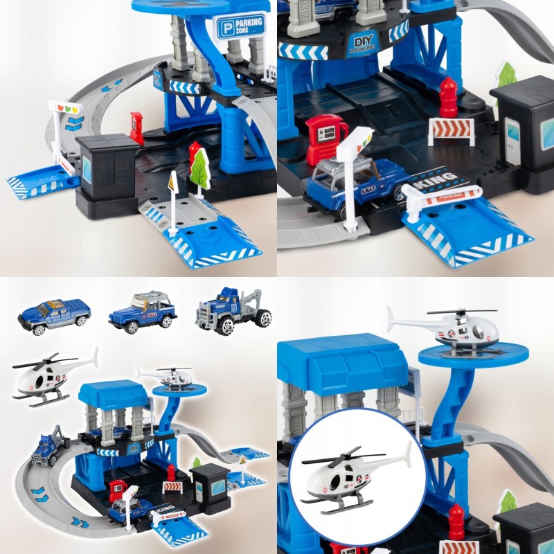 WOOPIE Parkovacia Garáž - Policajná Stanica 43 Dielov