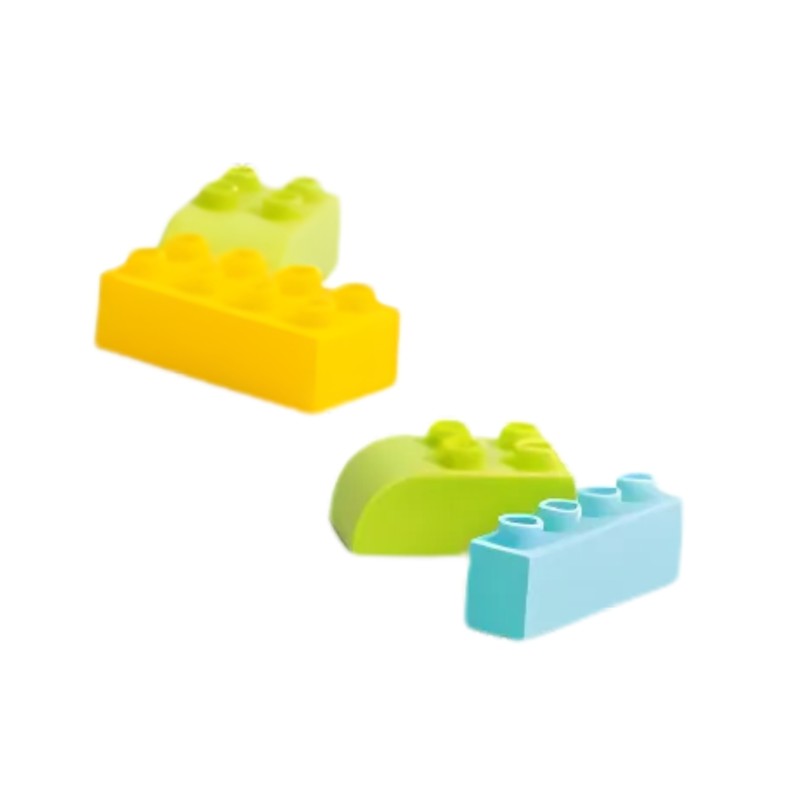 WOOPIE Stavebnica Soft Blocks Sada 99 ks. v Kufríku