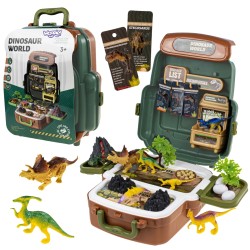 WOOPIE Dinosaur World - Kufrík s Figúrkami Dinosaurov