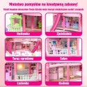 WOOPIE Obrovský domček pre bábiky Vila | Trojposchodový set s nábytkom a bábikou 296 ks