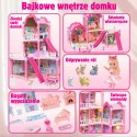WOOPIE Obrovský domček pre bábiky Vila | Trojposchodový set s nábytkom a bábikou 296 ks
