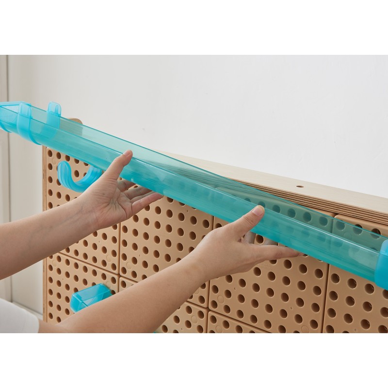 MASTERKIDZ Edukačná Tabuľa STEM Outdoor + Vodná Guľôčková Dráha