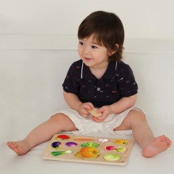 Classic World Drevené Vkladacie Obrázky - Zelenina