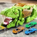 WOOPIE Dinosaurus 2v1 | Kufrík na autíčka a rozkladacia autodráha