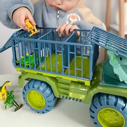 WOOPIE Nákladné auto Dinosaurus T-Rex | Transportér na dinosaury s figúrkami