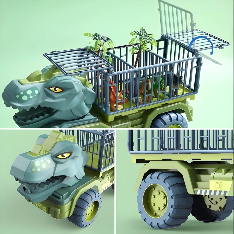 WOOPIE Nákladné auto Dinosaurus T-Rex | Transportér na dinosaury s figúrkami