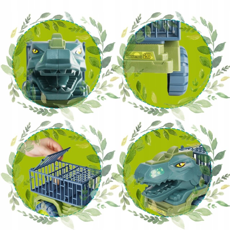 WOOPIE Nákladné auto Dinosaurus T-Rex | Transportér na dinosaury s figúrkami