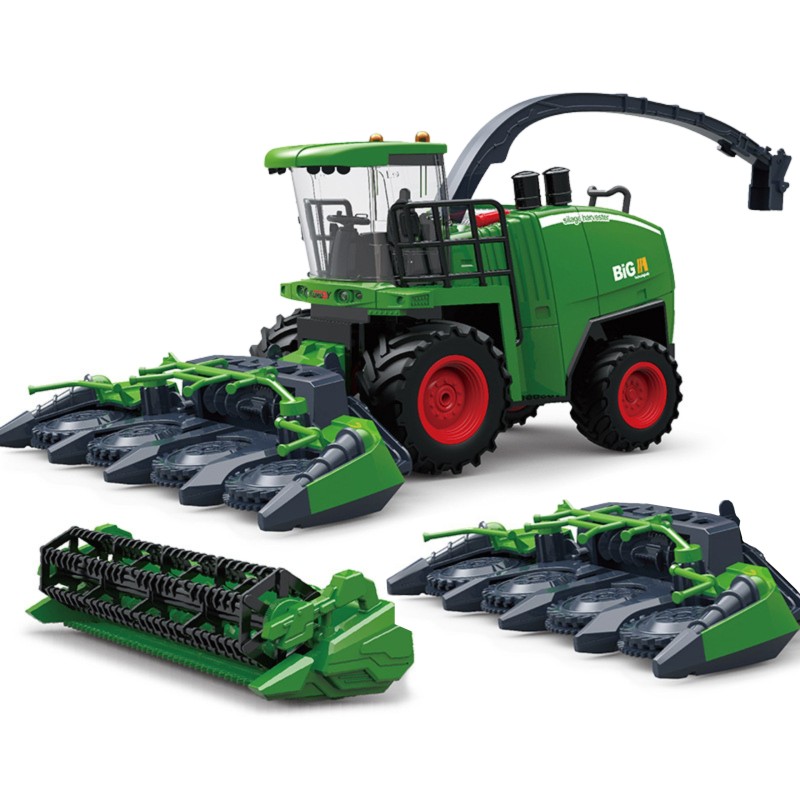 WOOPIE Interaktívny kombajn so svetlom a parou | Farmársky stroj na zotrvačník