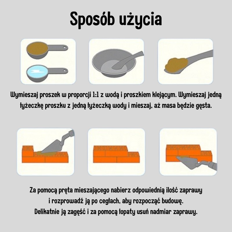 WOOPIE Stavebnica z pravých tehličiek Vila | Opakovane použiteľná kreatívna sada 357 ks