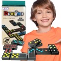 WOOPIE Farebné Domino pre deti | Klasická spoločenská hra s farebnými bodkami