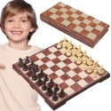 WOOPIE Cestovná hra 2v1 Šach a Dáma | Skladacia magnetická šachovnica